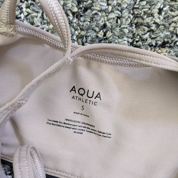 Aqua Athletic Leopard Sports Bra - Picture 3 of 3